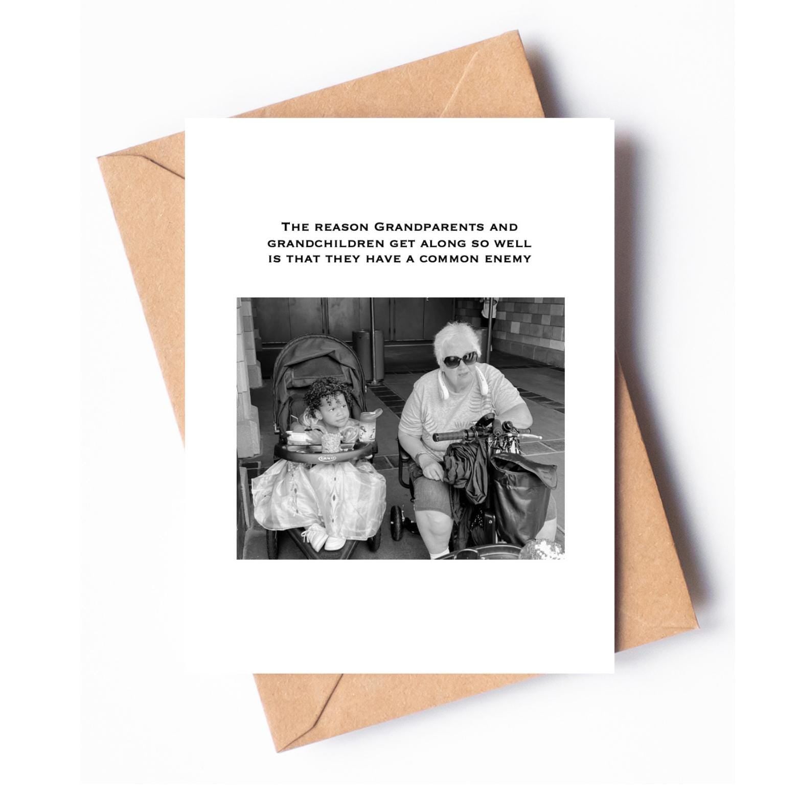 The reason grandparents and grandchildren get along so well is that they have a common enemy